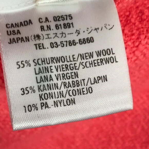 Escada Pink Pencil Skirt EUR Size 38 Wool Blend Lined Career Side Slits - Picture 5 of 7